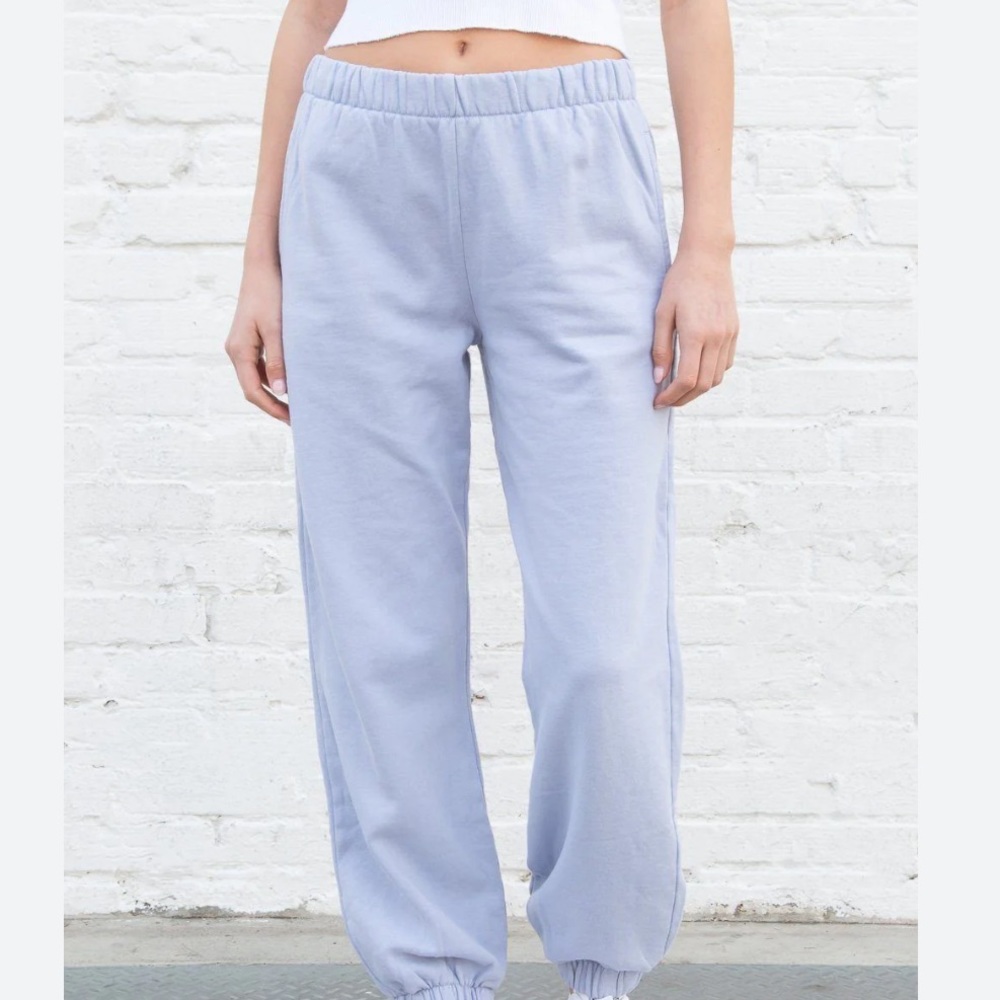 Brandy Melville light blue Rosa sweatpants